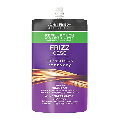 John Frieda Wunder Reparatur Shampoo - Inhalt: 500 ml - Nachfüllpack - Frizz Ease Serie