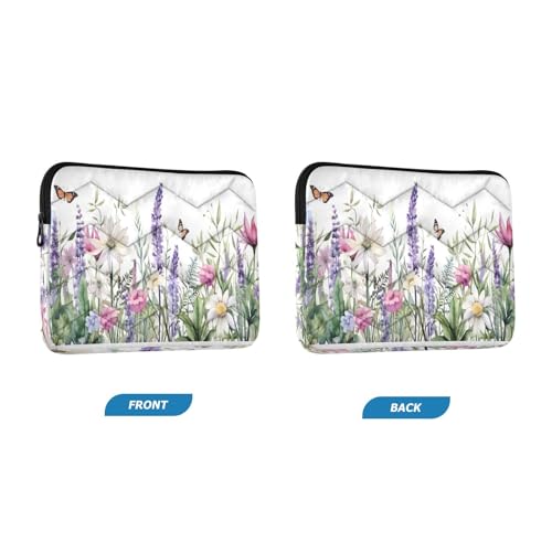 Funda para laptop de 13-14 pulgadas con diseño floral miniatura 2