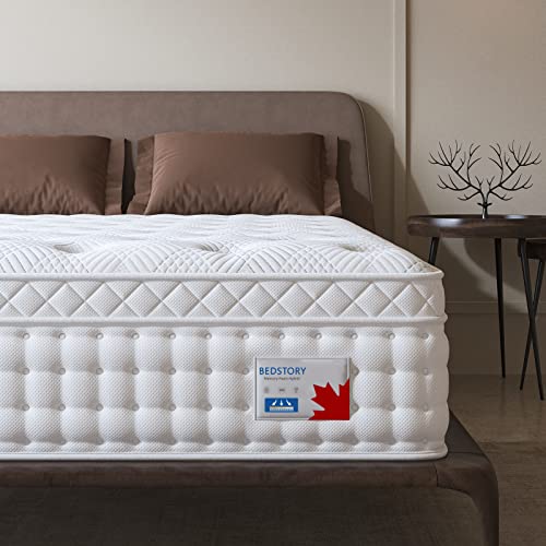 Image of BedStory Twin Mattress 12 Inch, Single Mattress Twin Size in a Box