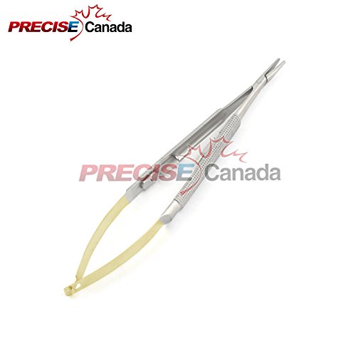 PRECISE CANADA: NEW GERMAN GARDE STAINLESS CASTROVIEJO MICRO NEEDLE HOLDER STRAIGHT INSTRUMENTS NEW