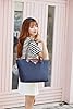 BOJLY Tote Bags for Women Stylish Waterproof Nylon Ladies Shoulder Bag Top Handle Handbag Folding Beach Travel Bag for Work,Shopping, School Black Large #5