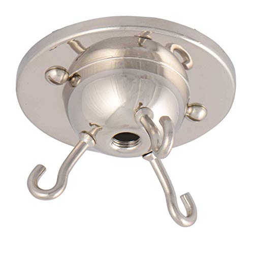 Preisvergleich Produktbild ElekTek Deckenrosette mit 3 Haken Deckenhängeleuchten, Hängeleuchten und Deckenbaldachins und Kronleuchter - Traditionelle Metallausführungen