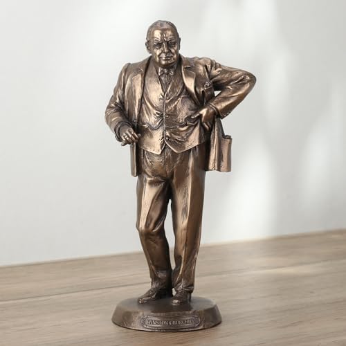 Estatua Winston Churchill acabado bronce miniatura 2