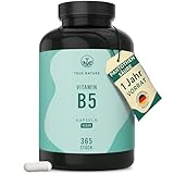 TRUE NATURE Vitamin B5 - Pantothensäure 500 mg hochdosiert