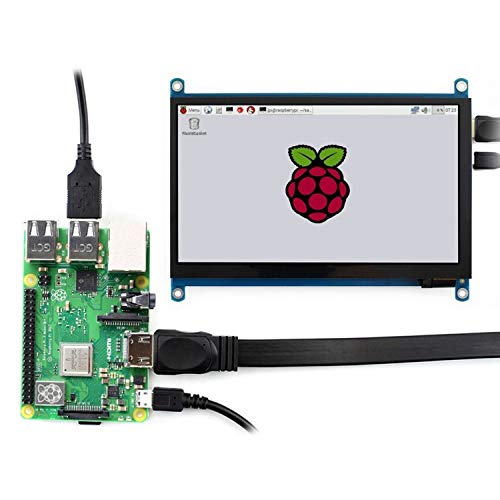 Arduino Strumenti di Progettazione Elettronica e Forniture CTJ Waveshare 7 Pollici HDMI LCD (H) IPS 1024x600 dello Schermo di Tocco Capacitivo, Supporta Multi Mini-PC Multi Sistemi