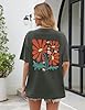 heekpek Womens Oversized T Shirts Cotton Graphic T Shirt Crew Neck Baggy Tee Shirts Short Sleeve Summer Tops Double-Sided Printed T-Shirt, Dark Grey, XXL #3