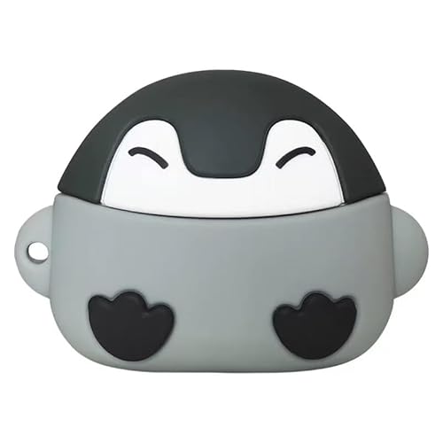 JoySolar Schutzhülle für Airpod Pro 1. / 2. Generation – niedliches Cartoon-3D-Design, weiches Silikon, lustiges Design, für Mädchen, Teenager, Frauen, für Airpods Pro 2, Pinguine
