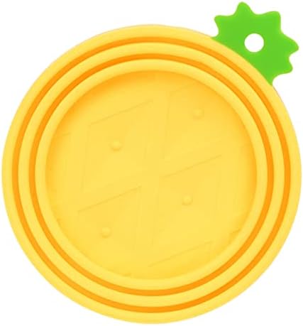 Cabilock 2pcs Silicone Canning Convenient Lids Can Household Cat Replacement Canned Pet Protector Lid for Shaped Cats Covers Container Good Food Topper Mason Dog Cover Spoons Shape Jar