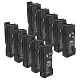 vhbw 10x batteria compatibile con Motorola DP4800, DP4601, DP4600, DP4401, DP4801 radio (2200mAh, 7,4V, Li-Ion) + clip