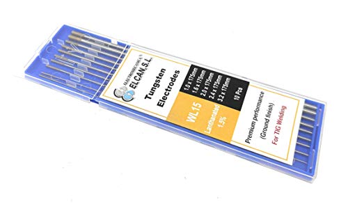 ELCAN Tungstens TIG saldatura Lantanio 1,5% oro