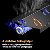 GOKOTASA Grill Heat Plate Replacement for Dyna-Glo DGH485CRP,DGH474CRP, Heat Plates for Dyna-Glo 4 Burner Grill, Porcelain Steel Heat Plate, 5 Pack - Image 4