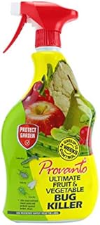 Provanto 86600246 Ultimate Fruit and Vegetable Bug Killer, Insecticide Protects For up to Two Weeks, 1L, Ready-To-Use