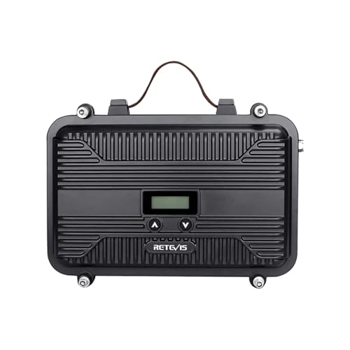 Image of Retevis RT97S Customizable Repeater, RT97 Upgraded Version, Radio Repeater, Full Duplex Analog Repeater, Compatible with Raspberry Pi, High Power, for Remote Area, Emergency Rescue(1 Pack)