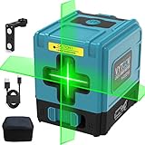 Laser Level Self Leveling VYTOOV Green Laser Level Tool Cross Line Laser Level Rechargeable Horizont
