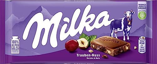 Milka - Nuts & Raisins Chocolate - 100gr