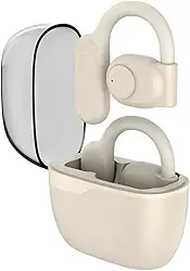 Fone de Ouvido Condução Óssea TWS cancelamento de ruído, Bluetooth 5.2, 35H, IPX5 à prova d'água - Compatível com Apple, iPhone 15 14,13,12,11 (Pro, Pro Max)/XS/XR/XS/X/8 (Plus), iWatch PEI853