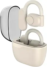 Fone de Ouvido Condução Óssea TWS cancelamento de ruído, Bluetooth 5.2, 35H, IPX5 à prova d'água - Compatível com Apple, iPhone 15 14,13,12,11 (Pro, Pro Max)/XS/XR/XS/X/8 (Plus), iWatch PEI853