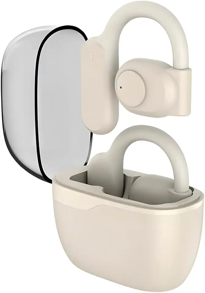 Fone de Ouvido Condução Óssea TWS cancelamento de ruído, Bluetooth 5.2, 35H, IPX5 à prova d'água - Compatível com Apple, iPhone 15 14,13,12,11 (Pro, Pro Max)/XS/XR/XS/X/8 (Plus), iWatch PEI853