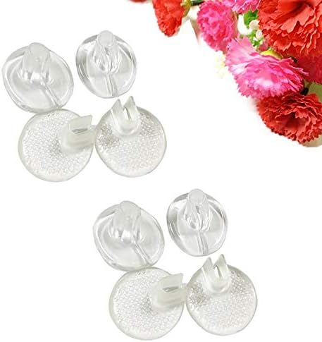 Miniatura 5 de 5 pares de protectores de silicona para chanclas, sandalias transparentes, protectores de gel para los dedos de los pies, cojines protectores de