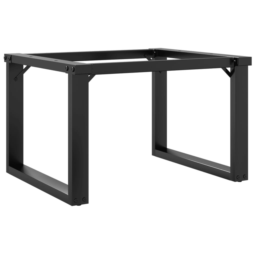 Gambe per tavolo da salotto, struttura O in acciaio, 60 x 40 x 38 cm