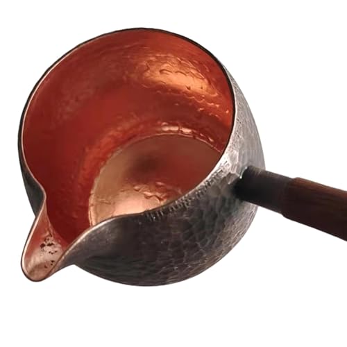 Théière en cuivre portable et compacte pour infusion nomade