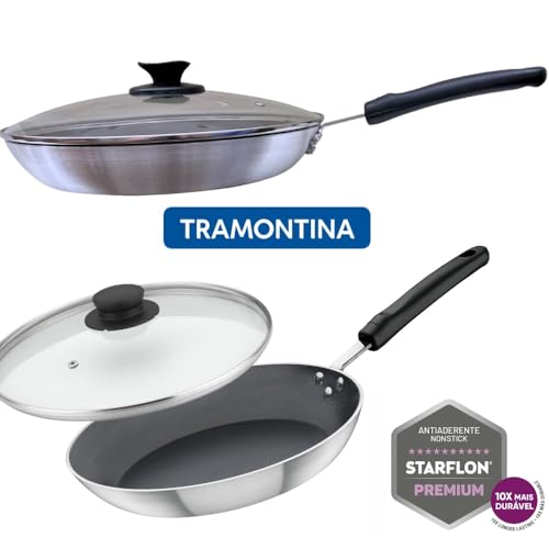 Tramontina Profissional Frigideira Antiaderente 24 cm Com Tampa