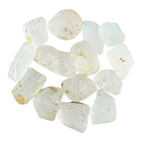 CRYSTALIS Assorted 100 cts Natural White Topaz Loose Gemstone