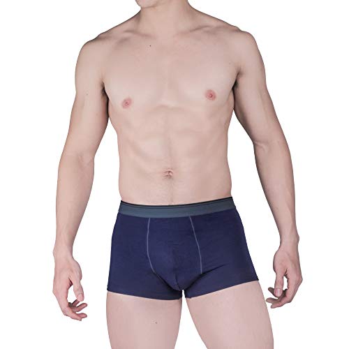 Customized Set of 4 Men's Ultra Soft Breathable Boxers - Lightweight Hygienic Underwear | 95% Bamboo 5% Spandex | Made in Vietnam (XXl)