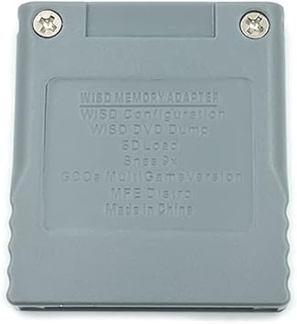 YANHAO [Video Game Parts] 2Pcs SD Flash WISD Memory Card for Nintendo Wii Adaptor Converter Adapter Card Reader for Wii GC Gamecube Game Console [Replace]