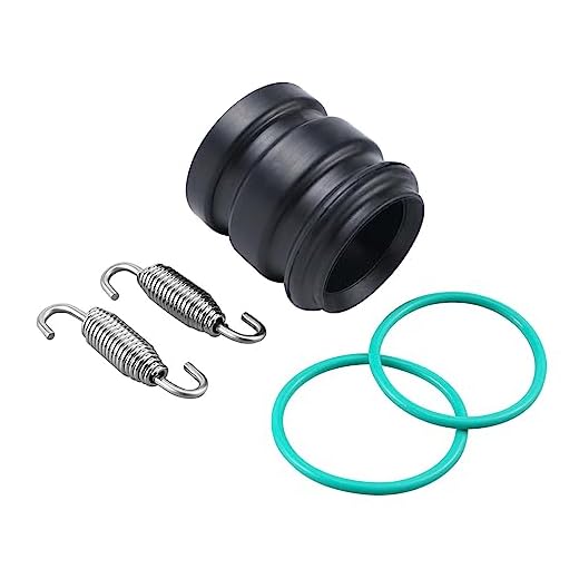 NICECNC Escape Sello Acoplador O-Ring Resorte Kit Compatible with 250 300 EXC MXC XCW XC SX 6D Freeride 1998-2016, Compatible with Husqvarna TE TC 250 300 2014-2016,See Fitment