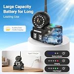 360° Adjustable Magnetic Solar Wireless Backup Camera System – 7" 1080P Touchscreen, DVR Recording, IP69K Waterproof, Auto-Sleep & Night Vision for RV, Truck, Trailer, SUV & Camper, AR3 - Image 6