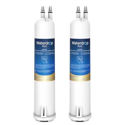 Waterdrop Plus EDR3RXD1 Replacement for Everydrop® Filter 3, 4396841, 4396710, 46-9083, 46-9030, WDP-F08 Refrigerator Water Filter, 2 Filters
