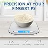 Amazon.com: Smart Weigh Stainless Steel Digital Kitchen Scale for ...