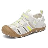 SAGUARO Niña Sandalias Trekking y Senderismo Montaña Sandalias Deportivas Niñas Verano Playa Zapatos Beige Talla 32