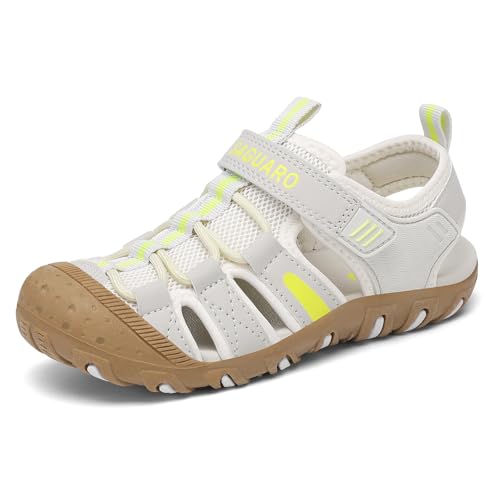 SAGUARO Sandalias Deportivas Niñas Trekking Senderismo Beige 29