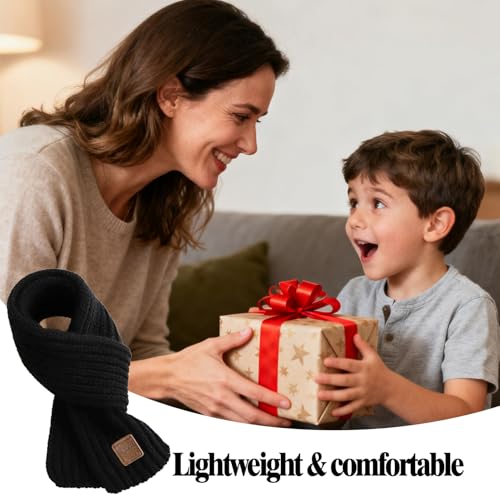 Schal Kinder Jungen,Kinderschal Mädchen,Babyschal,Winterschal Kinder Schal,Loop Weicher Schön Schals,Halswärmer Halstuch,Kleinkinder für Warmer Konder,Strickschal für Jungen Mädchen Baby (120 cm)