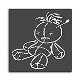 Voodoo Stencil for Painting 1-5.5x5.5 inch Template Custom Cut Designs Patterns Blank Mylar Stencil Sheets Translucent Template Stencil Reusable Paint Stencil for Crafts Art Floor Wall (6 mil)