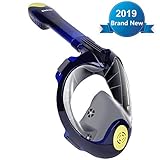 ★ 【DESIGN DISEÑO ANTIFUGAS Y ANTIVAHO】nuestra innovadora cámara de respiración empuja el aire de su cara para eliminar la niebla y hacer que su snorkeling sea más prolongado. El borde de sellado tiene un diseño integrado que es más suave, más impermeable y más cómodo en la cara. La parte superior cubierta y el diseño de bola flotante pueden evitar que el agua de mar entre en su boca.