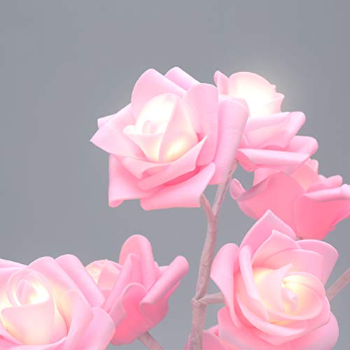 BSTTAI Lampada ad albero a led, lampada da tavolo