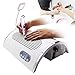 JRZTC 5 in 1 Nageltrockner, Nagelstaubsauger, Nagellampe, UV-Härtungsgerät für Maniküre + Staubabsaugung, Vakuumgebläse für Nageldesign + LED-Licht, Nail Art Tool, Nail Buffer Manic