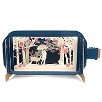Message In A Bottle Love Umbrella Pop Up Birthday Greeting Card By Alljoy Cards MIB061
