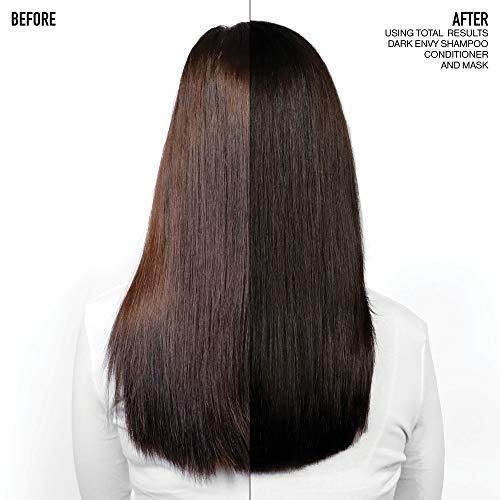 Matrix Total Results Dark Envy Color-Depositing Green Shampoo And Conditioner | For Neutralizing Red Undertones In Dark Brown Or Black Hair | Cool, Glossy Finish #TOP6