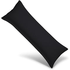 Body Pillow case with Zipper Closure 100 Egyptian Cotton 500 Thread Count Pack of 1 Long Body Pillowcase