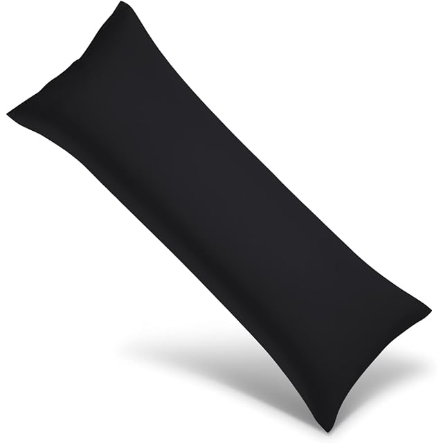 Body Pillow case with Zipper Closure 100 Egyptian Cotton 500 Thread Count Pack of 1 Long Body Pillowcase