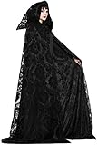 Forum Novelties unisex adults Witch and Wizard Midnight Cloak Costume Accessory, Black, Standard US