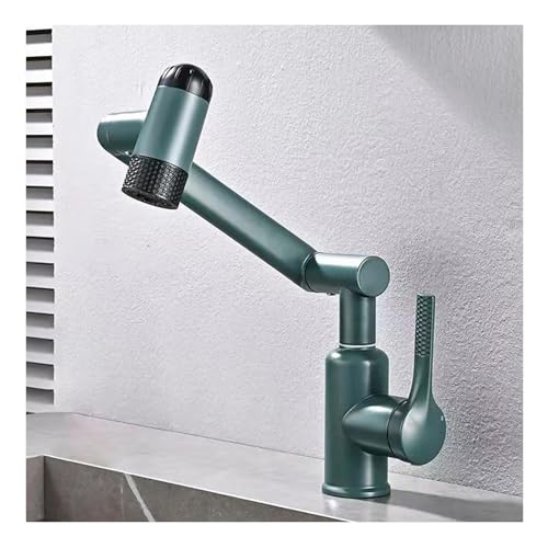 Mitigeur de salle de bain anti éclaboussures mitigeur évier réglable à une manche