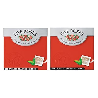 Five Roses Tea Packs Disponível Five Roses Tea, 102 Tagless Teabags para Portugal