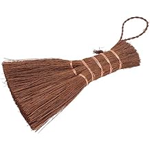 Mini Palm Broom for Household Cleaning Natural Brown Fiber Brush Multifunctional Desktop Cleaning Tool for Tea Ceremony and Home Use