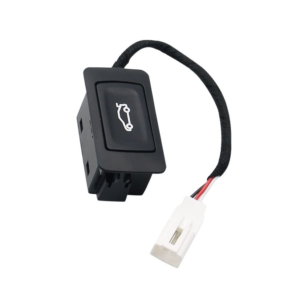 serrure de coffre hayon Bouton de réinitialisation automatique pour coffre de voiture pour Audi Q3 Q5 Q7 interrupteur de hayon, intérieur(Without cable)