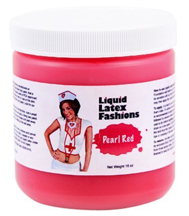 Ammonia Free Liquid Latex Body Paint - 32oz Pearl Red by Liquid Latex Fashions